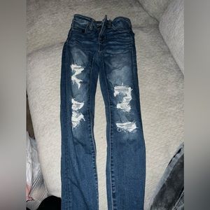 America eagle jeans skinny high rise